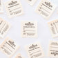 Vintage Handmade with Love Organic Cotton Write-In Labels