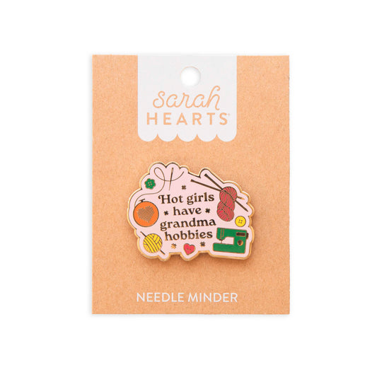 Hot Girls Have Grandma Hobbies Magnetic Needle Minder