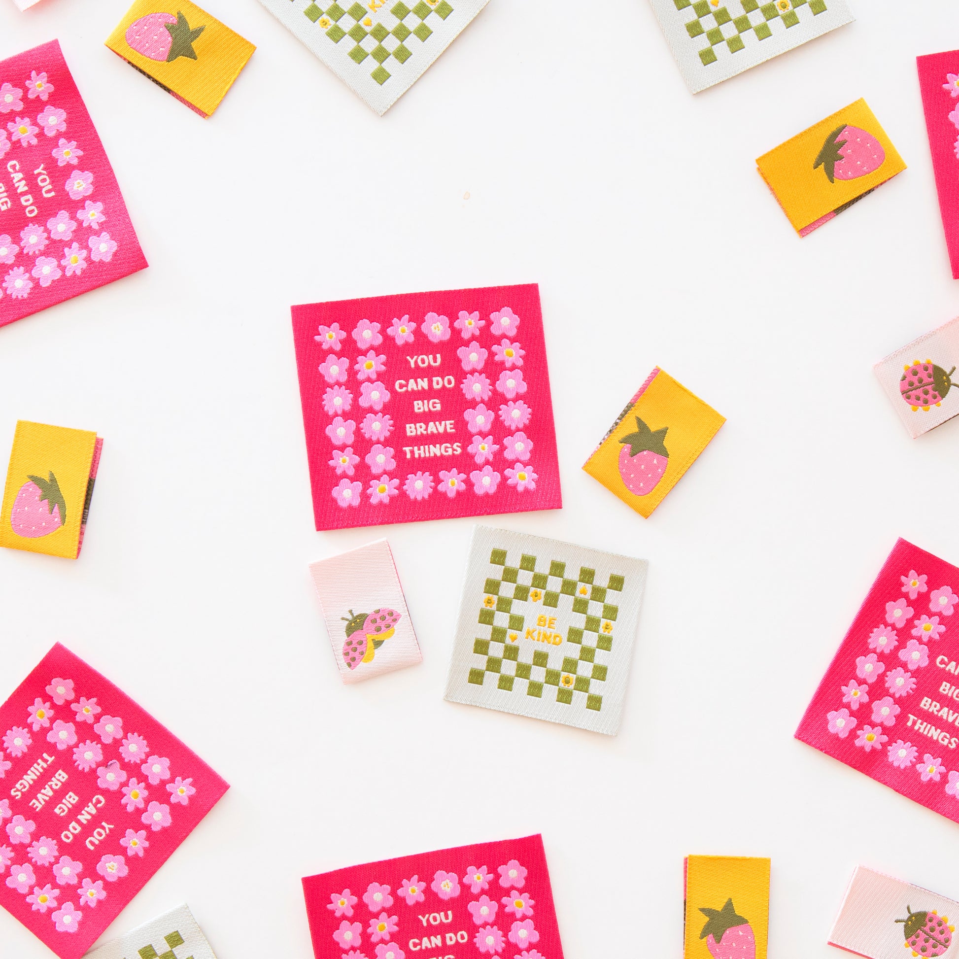 Joyful June Multipack Woven Labels – Sarah Hearts