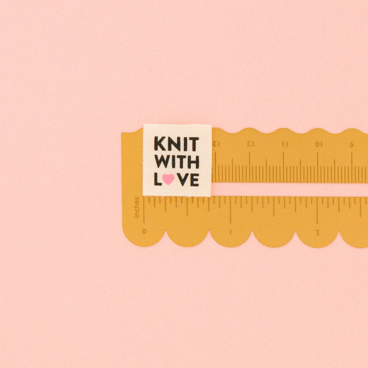 Knit With Love Organic Sewing Cotton Labels