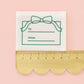 To From Gift Organic Cotton Write In Labels