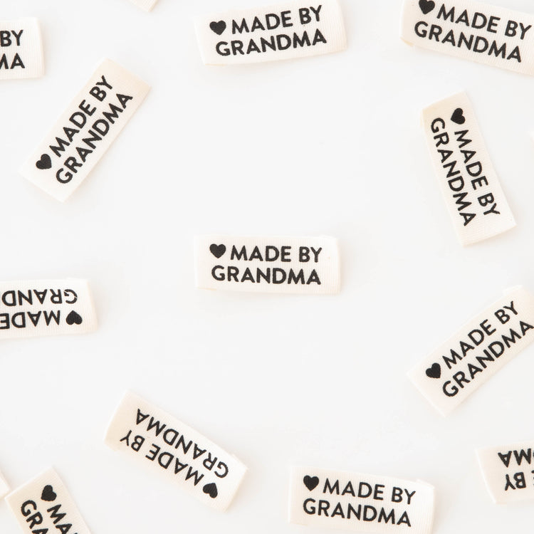 Made by Grandma Organic Cotton Labels