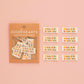 Made by Grandma Woven Sewing Labels Earth Tones