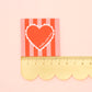 Made with Love Heart Large Woven Labels