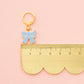 Blue Bow Enamel Stitch Marker