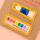 Watercolor Set and Paint Tube Sticker Patches - 2 Pack