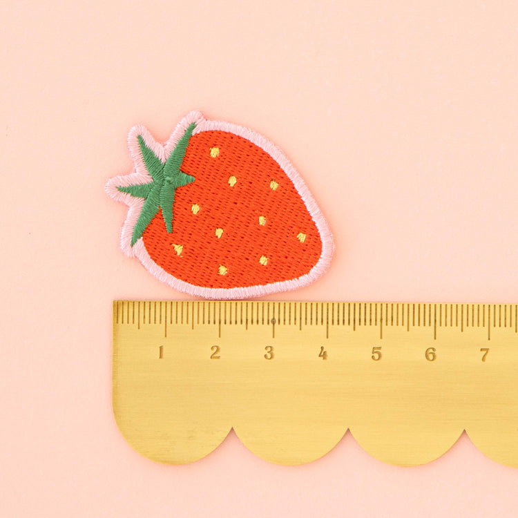 Strawberry Iron-On Patch