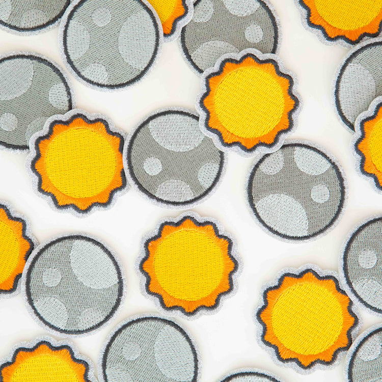 Sun and Moon Sticker Patches - 2 Pack