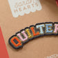 Quilter Iron-On Patch