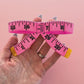 Tape Measure Bow French Barrette