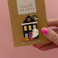 Halloween Haunted House Magnetic Needle Minder