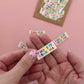 Made by Grandma Woven Sewing Labels Rainbow Colors