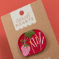 Tomato Pincushion Iron-On Patch