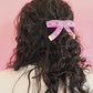 Tape Measure Bow French Barrette