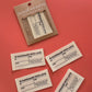 Simple Handmade Organic Cotton Write-In Labels