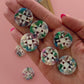 Large Confetti Quilt Star Buttons