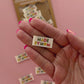 Made by Mom Woven Sewing Labels Earth Tones