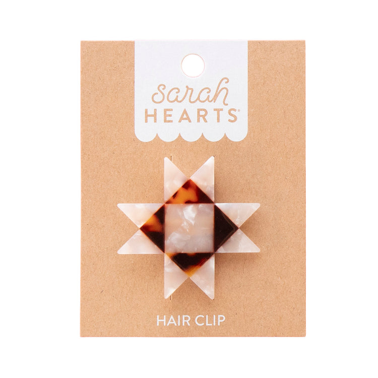 Sawtooth Star Hair Clip