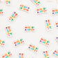 Made by Auntie Woven Sewing Labels Rainbow Colors