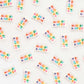 Made by Auntie Woven Sewing Labels Rainbow Colors