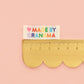 Made by Grandma Woven Sewing Labels Rainbow Colors