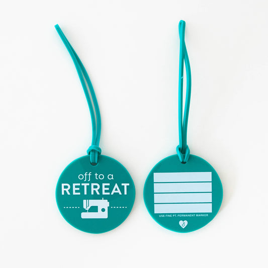 Off to a Retreat Luggage Tag