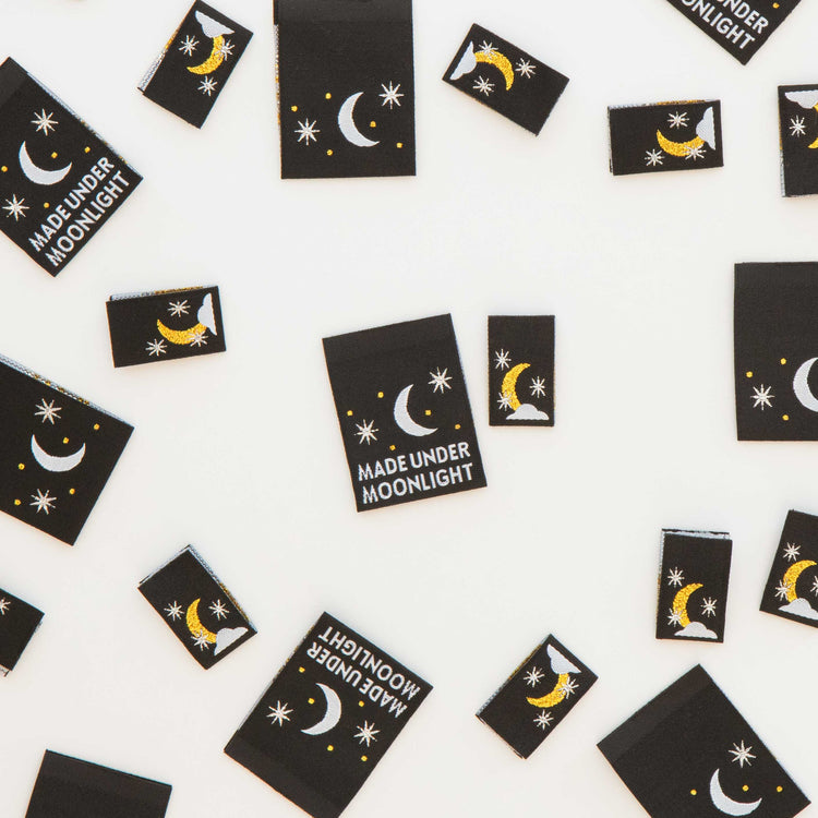 Made Under Moonlight Multipack Woven Sewing Labels