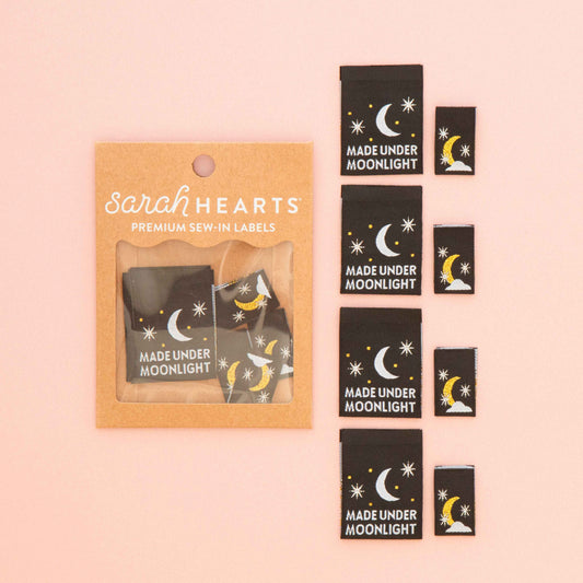 Made Under Moonlight Multipack Woven Sewing Labels
