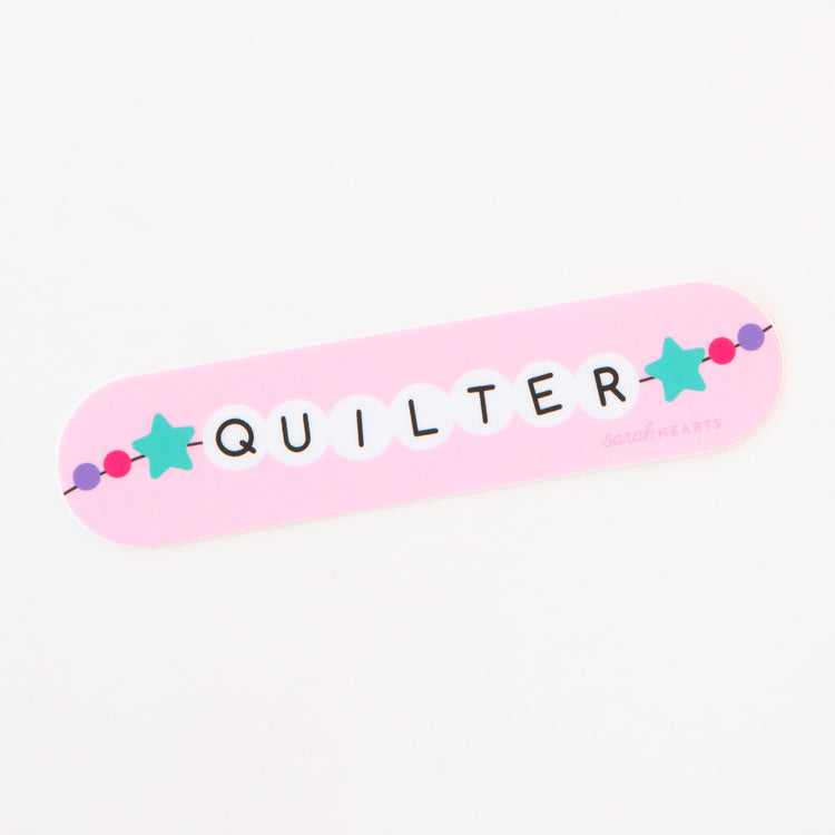 Quilter Friendship Bracelet Sticker