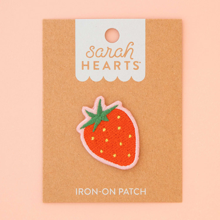 Strawberry Iron-On Patch