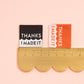 Thanks I Made It Multipack Woven Labels