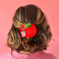 Sewing Tomato Pincushion French Barrette