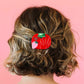 Sewing Tomato Pincushion French Barrette