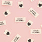 Organic Cotton Sew In Labels - Made by Mom + Black Hearts Multipack - 8 pack