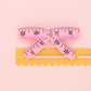 Tape Measure Bow French Barrette