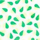 Green Two Toned Heart Buttons - 1" (25mm) - 6 pack