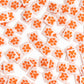 Paw Print Woven Iron-on Labels