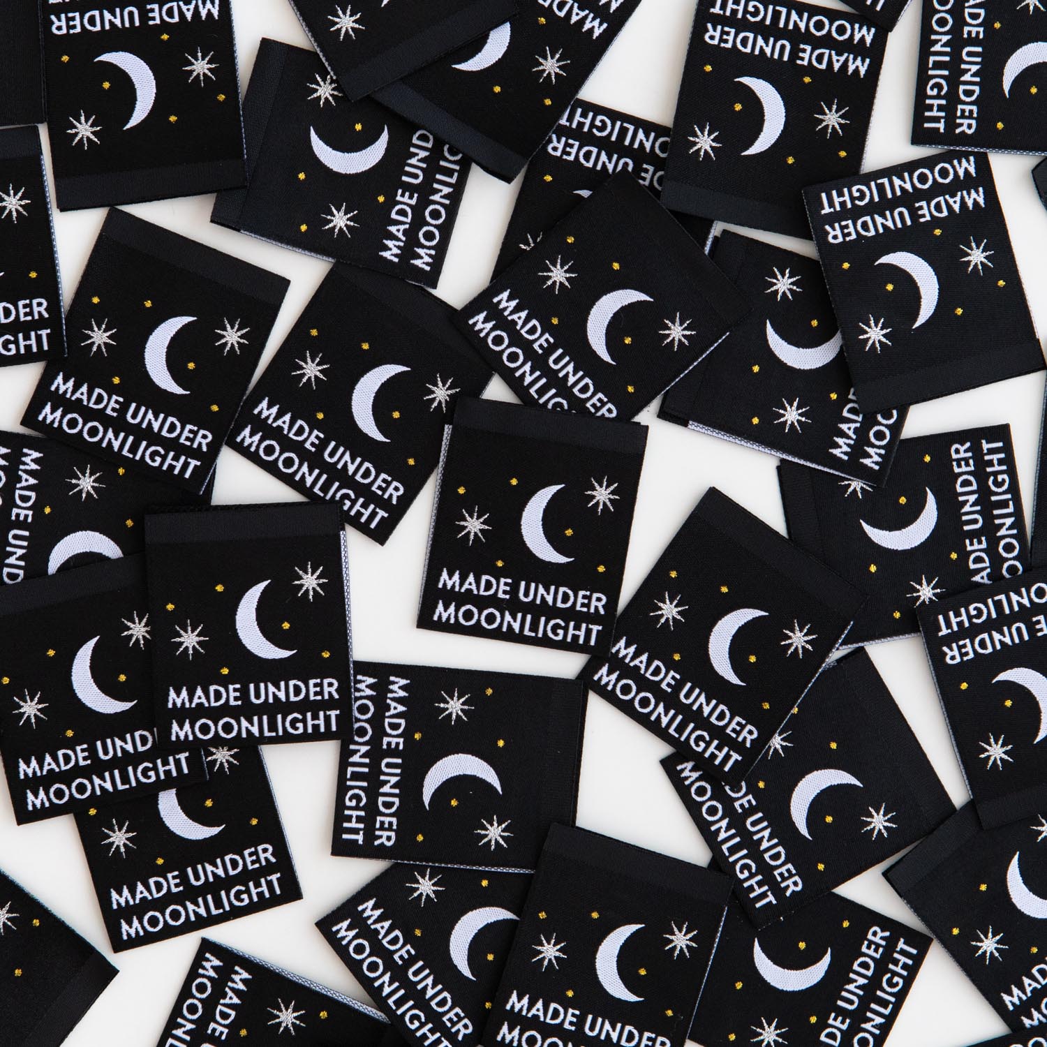 Made Under Moonlight Woven Labels – Sarah Hearts